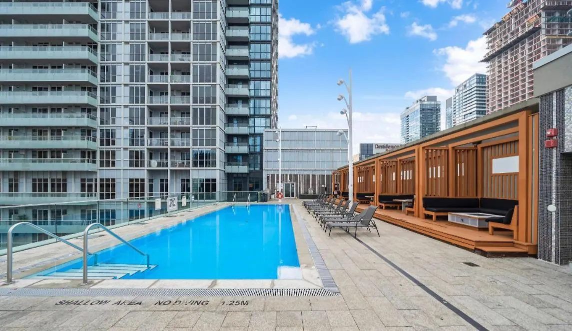 Appartement Comfort Front Suites Cn Tower View & Free Parking Toronto