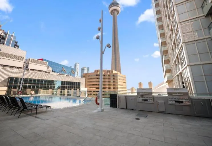 Appartement Comfort Front Suites Cn Tower View & Free Parking Toronto Canada